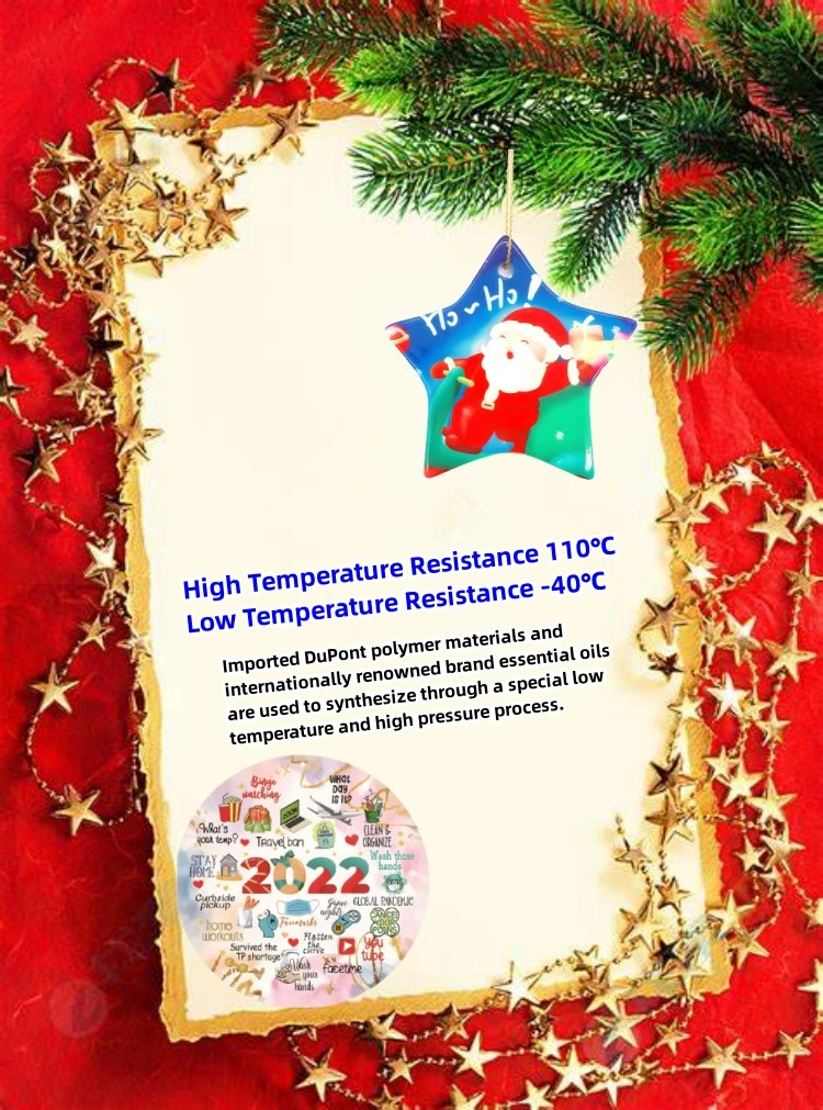 Wholesale 3D Plastic Scented EVA Car Freshener Card Christmas Gifts, Christmas Decoration