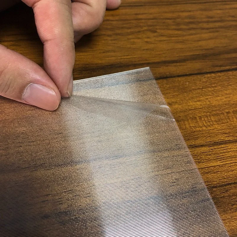 High Quality 0.6mm 75 Lpi Lenticular Sheet with Clear Adhesive