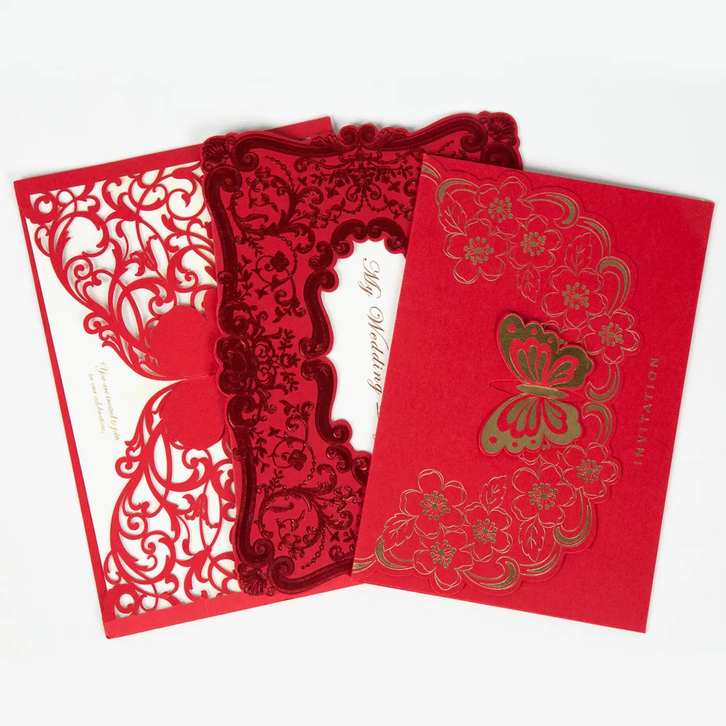 China Wholesale Valentine&prime; S Day/Wedding/Event Invitation Card Packaging