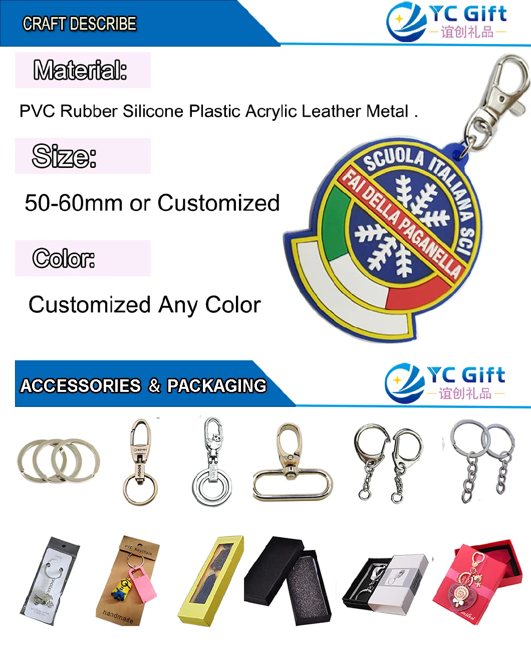 Wholesale Customized High Quality Cartoon T-Shirt Plastic Rubber Key Ring Soft PVC 3D Fancy Souvenir Key Finder Design Your Logo for Promotional Gift (KC-P31)