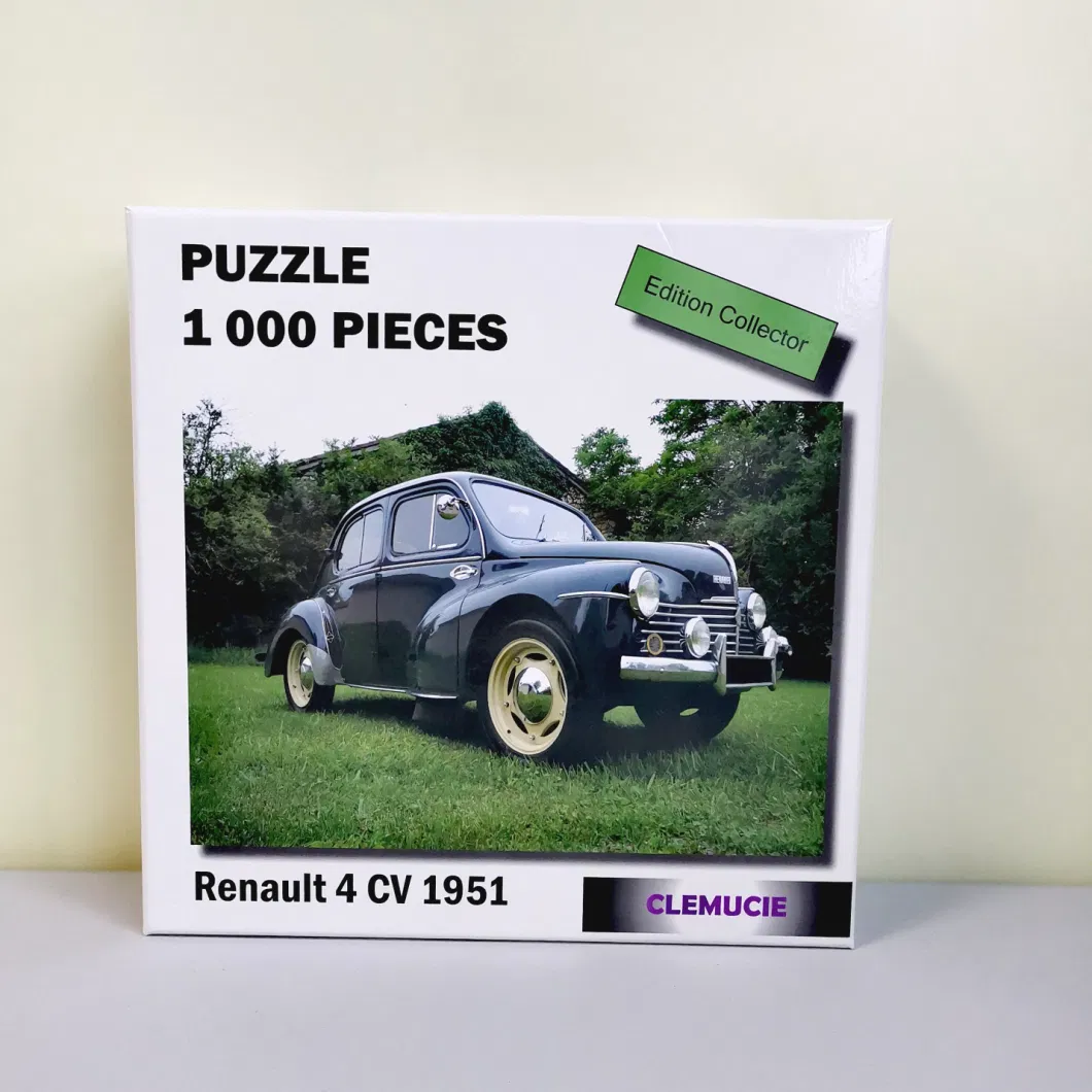 Custom Printed Cardboard Jigsaw Puzzle 3D Puzzle 500/1000PCS DIY Puzzle for Children Kids Puzzle Book Adults Puzzle Games Toys in Box Package OEM/ODM Service