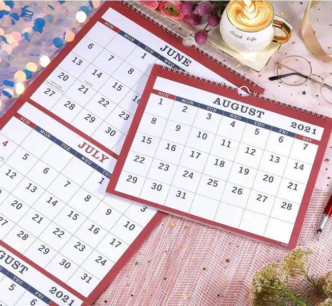 3D Lenticular Wall Calendar Offset Printing Daily Calendar Three Fold Calendar