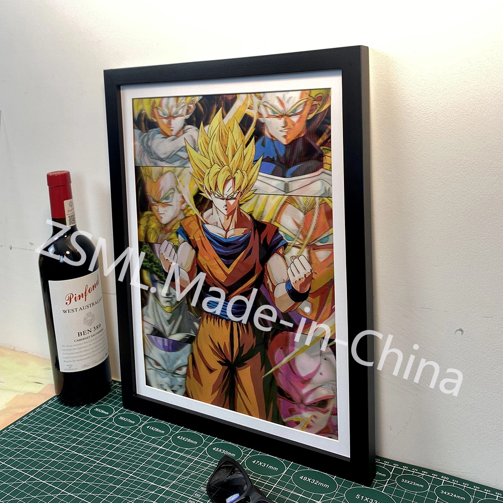 Wholesale 3D Anime Lenticular Pictures Wall Art Movie Flip Changing Posters for Room Decor. (Pls Contact us for Full Catalogs)