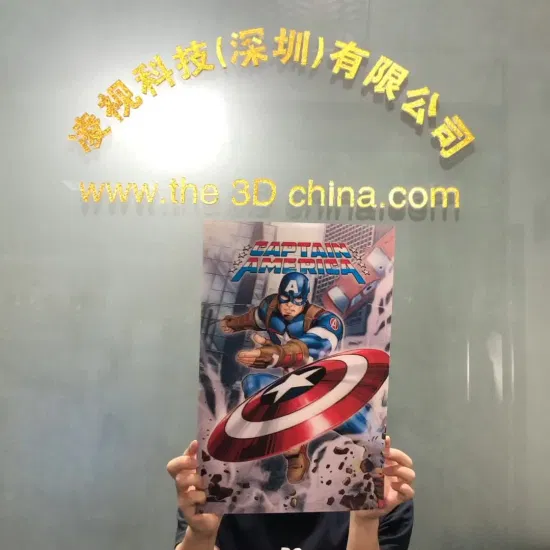 New Large Size Movie Printing Lenticular 3D Flipping Poster