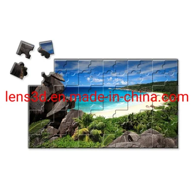 Lens Technology Trading Company Customized Plastic Educational Kids Toy 3D Lenticular Puzzle