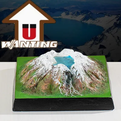 The Heavenly Lake Building Design Resin Souvenir Customized 3D Model Tourist Gifts