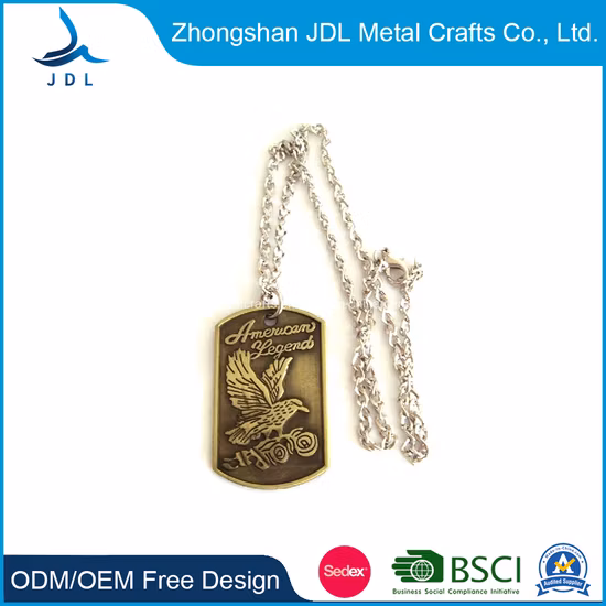 Chinese Supplier Dog Tag Custom Wolverine Circle Steel Pronted Photo Football 3D Sexy Girl Metal Xvideo Aluminium Black Promotional Gift