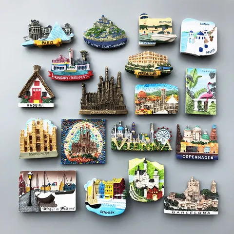 The Heavenly Lake Building Design Resin Souvenir Customized 3D Model Tourist Gifts