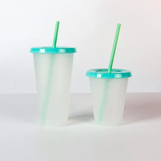 3D Plastic Stadium Tumbler Lenticular Cup with Lid & Straw